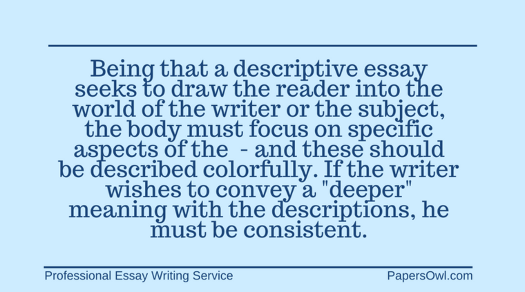 How to Write a Descriptive Essay Tips and Structure